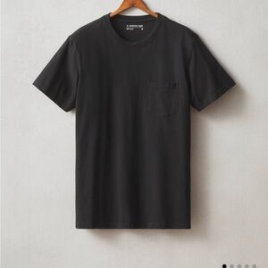 American Giant Black Short Sleeve Tee